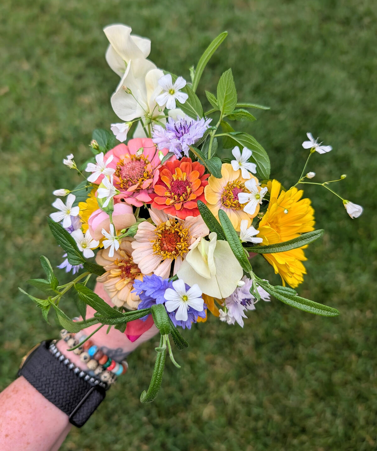 Garden Flowers Bouquet of fresh garden flowers.
